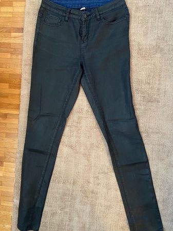 Pantalon femme similicuir noir taille 40
