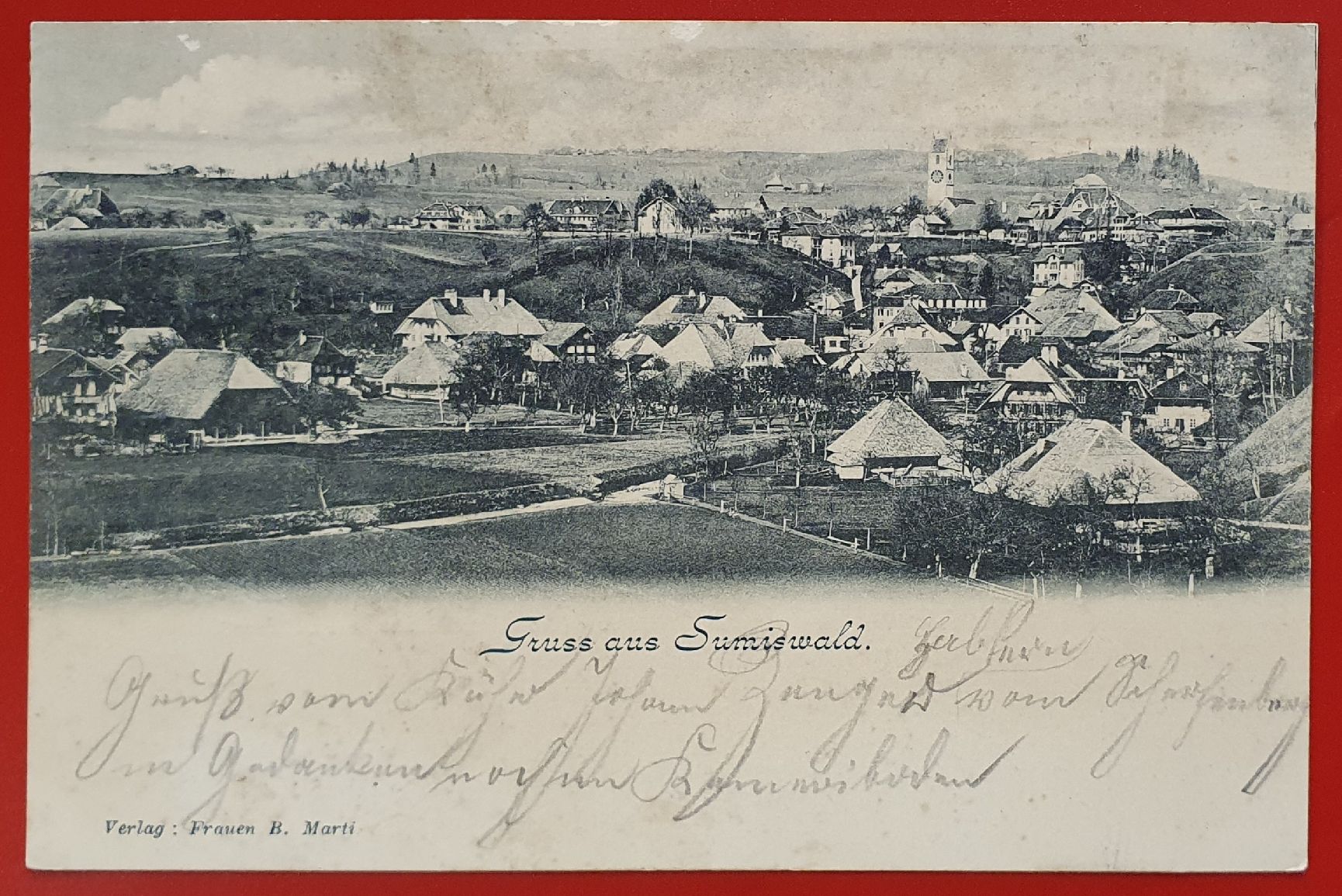 Cartoline postali: Gruss aus Sumiswald 1900 – Usato da Kreuzlingen venduto da Rschweiz1