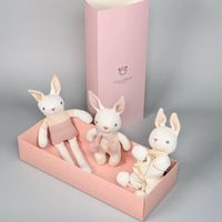 Baby Häschen Geschenkset Creme Geschenkbox ab Geburt