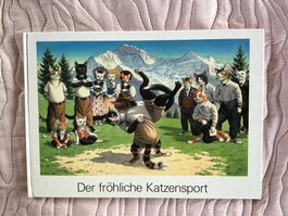 Fröhlicher Katzensport: Witziges Buch für Katzenfreunde!