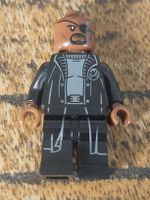 lego figurine super heroes sh0585b Nick Fury - Gray Sweater 