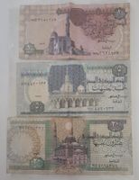 20,5,1 Banknoten Egypt Pounds