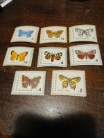 Lot de timbres papillons de Bulgarie, superbe collection!