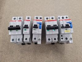 ABB Sicherungsautomaten S451/S452, C2 / C6 / D10 / K6 / C10