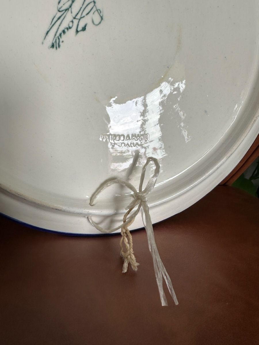 Tutte le decorazioni: Assiette de Décoration 35cm bleu – Usato da Bulle venduto da LeMoleson 4