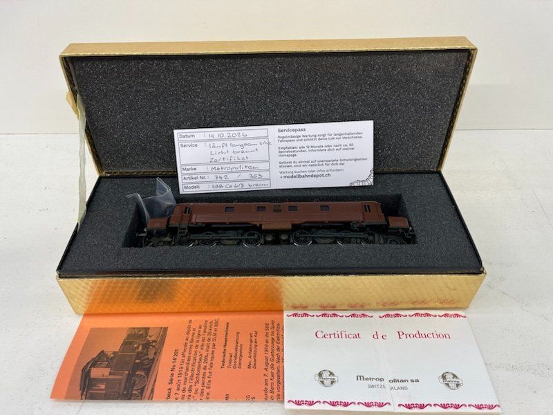 Metropolitan Modelleisenbahnen: SBB Ce 6/8 Metropolitan Ho DC – Gebraucht aus Büsserach von ModellbahnDepot 5