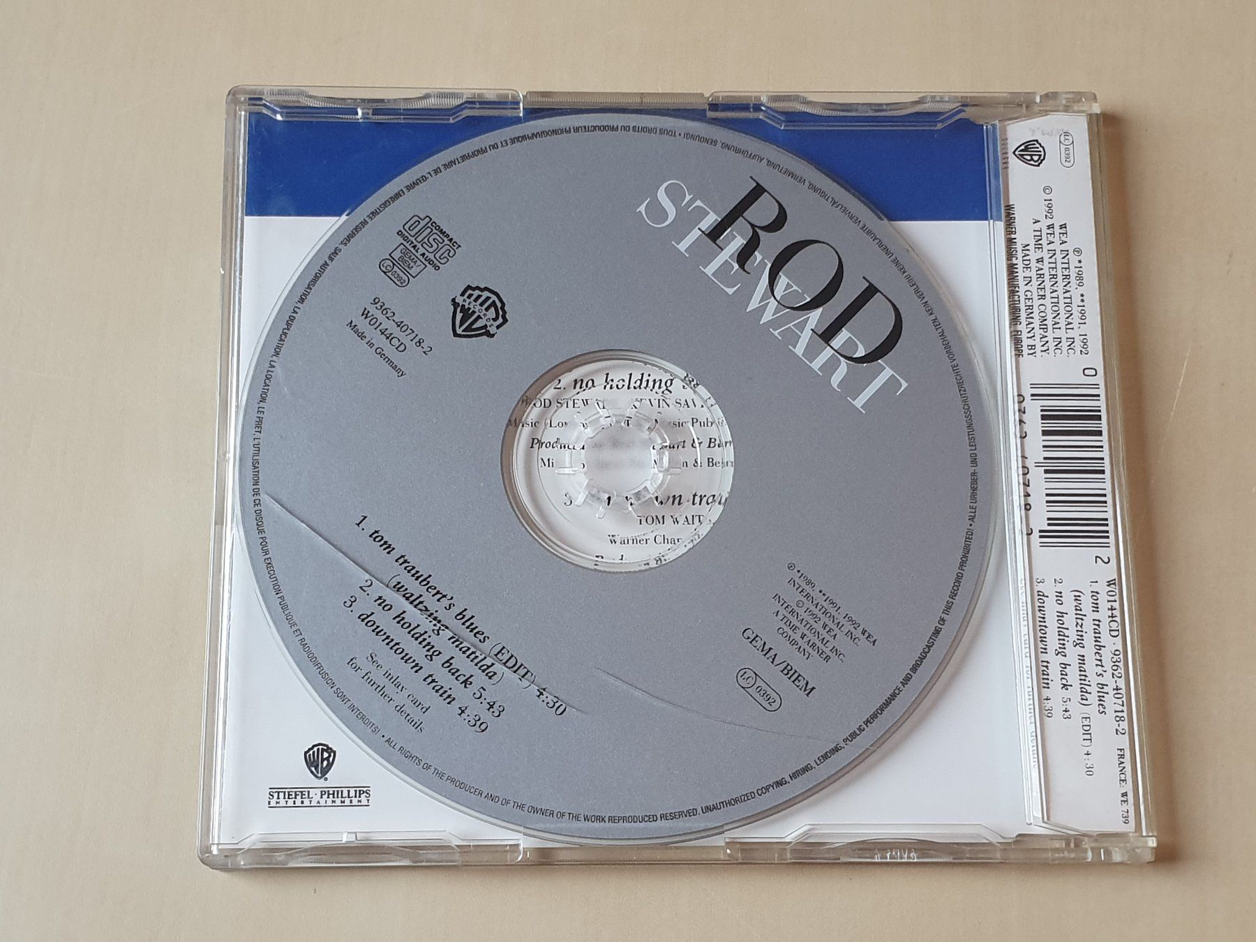 CD: Rod Stewart Tom Trauberts Blues – Usato da Stansstad venduto da collectorsshop 1