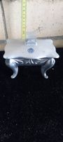Schmuckdose Silber Dose Tischchen Vintage Retro Deko Aufb...