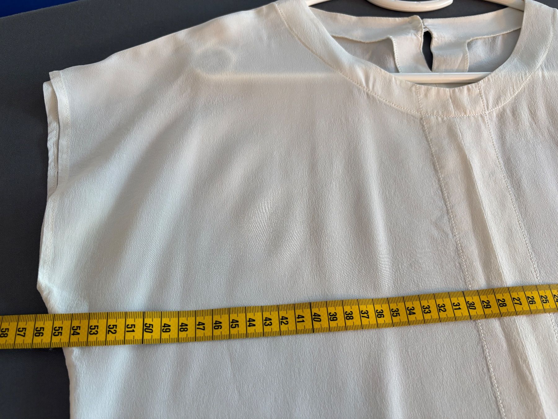 Camicette: Seidenchiffon Bluse,Gr. 40/ Handarbeit – Usato da Dübendorf venduto da nerino03 4