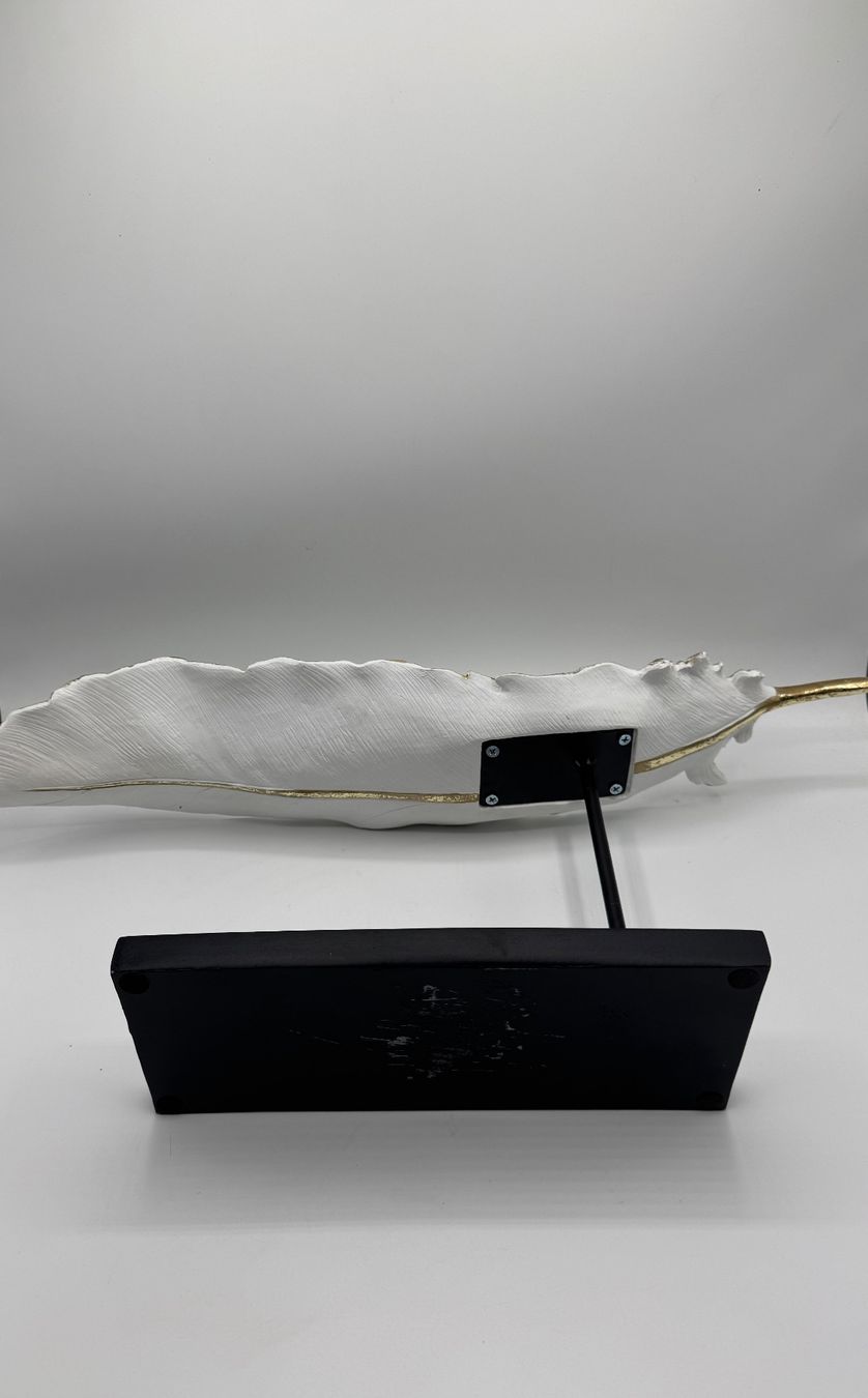 Portacandele: Deko  Kerzenständer Weiss/Gold – Usato da Sachseln venduto da BONATI01 3