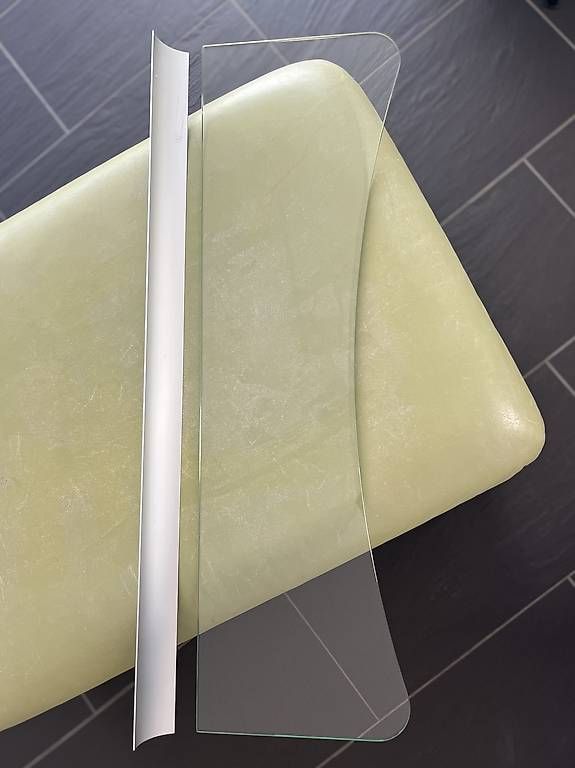 Scaffali: Wandglastablar mit Aluminiumschiene – Usato da Kleinandelfingen venduto da Minimalismus 2