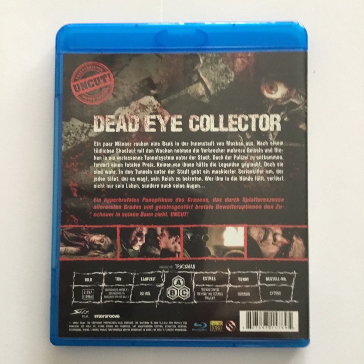 Tutti i DVDs: Dead Eye Collector Blu Ray Vergriffen – Nuovo (secondo la descrizione) da Blauen venduto da berlingo65 1