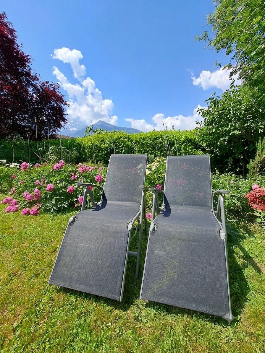 Sedie: 2 chaises  de jardin pliables gris. – Nuovo (secondo la descrizione) da Bex venduto da Dani-Dany 1
