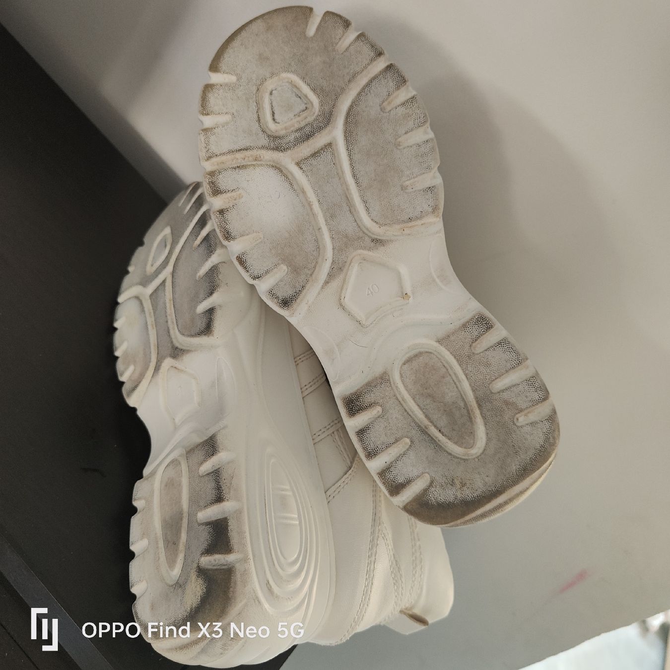 Scarpe da donna: Baskets compensées blanches, taille 40 - Tendance! – Usato da La Chaux-de-Fonds venduto da Sam0145 4