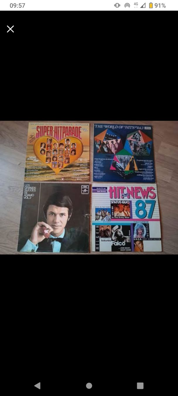 Schallplatten: Schallplatten Sampler 4 Stk. Super Hitparade, World Hits.... – Gebraucht aus Rehetobel von Modi98
