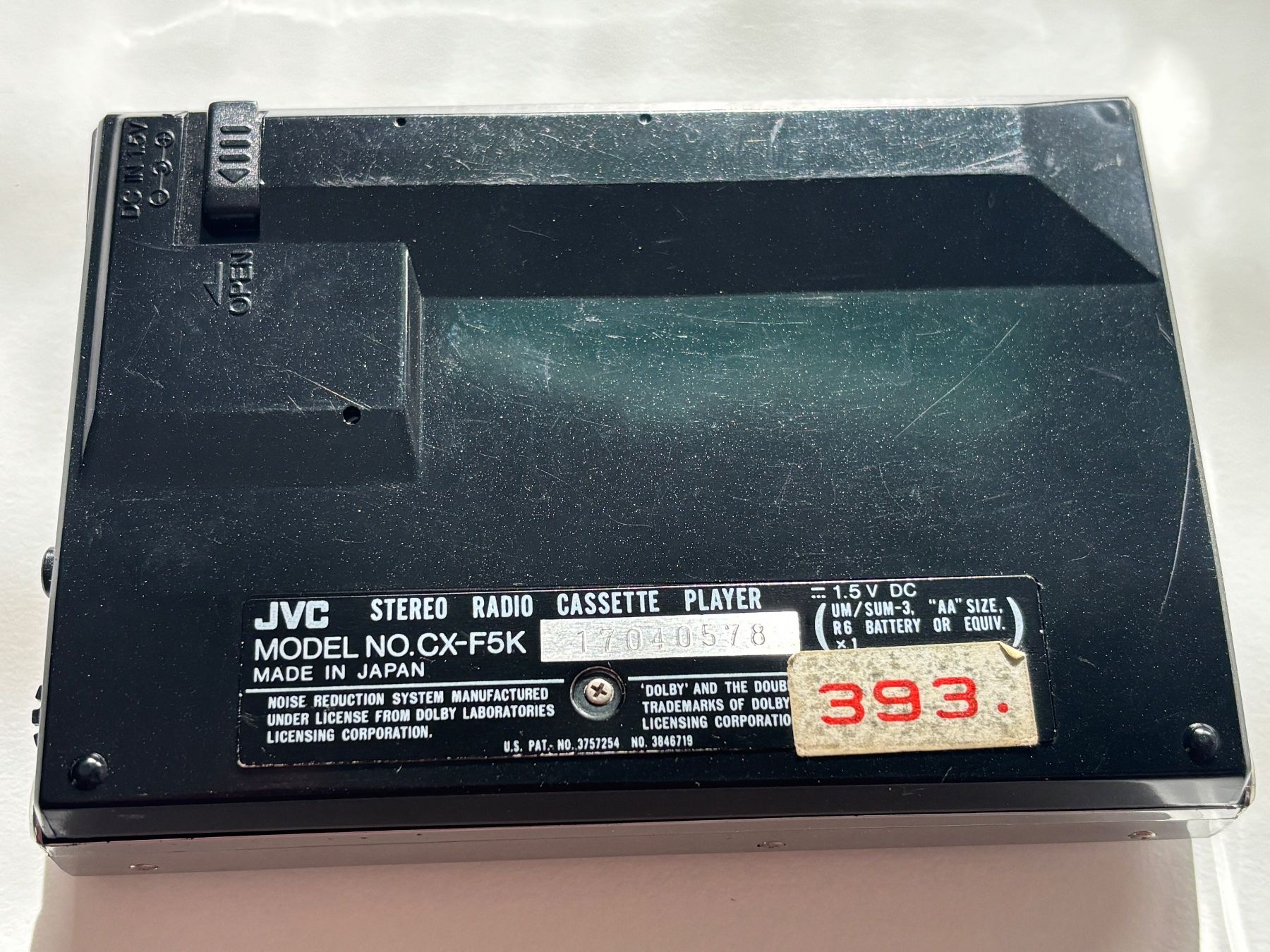 JVC Lettore multimediale portatile: Walkmann JVC CX-F5, 1986 – Usato da Nussbaumen AG venduto da 58612 1