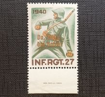 Mit Aufdruck INF.RGT.27 Soldatenmarke 1940