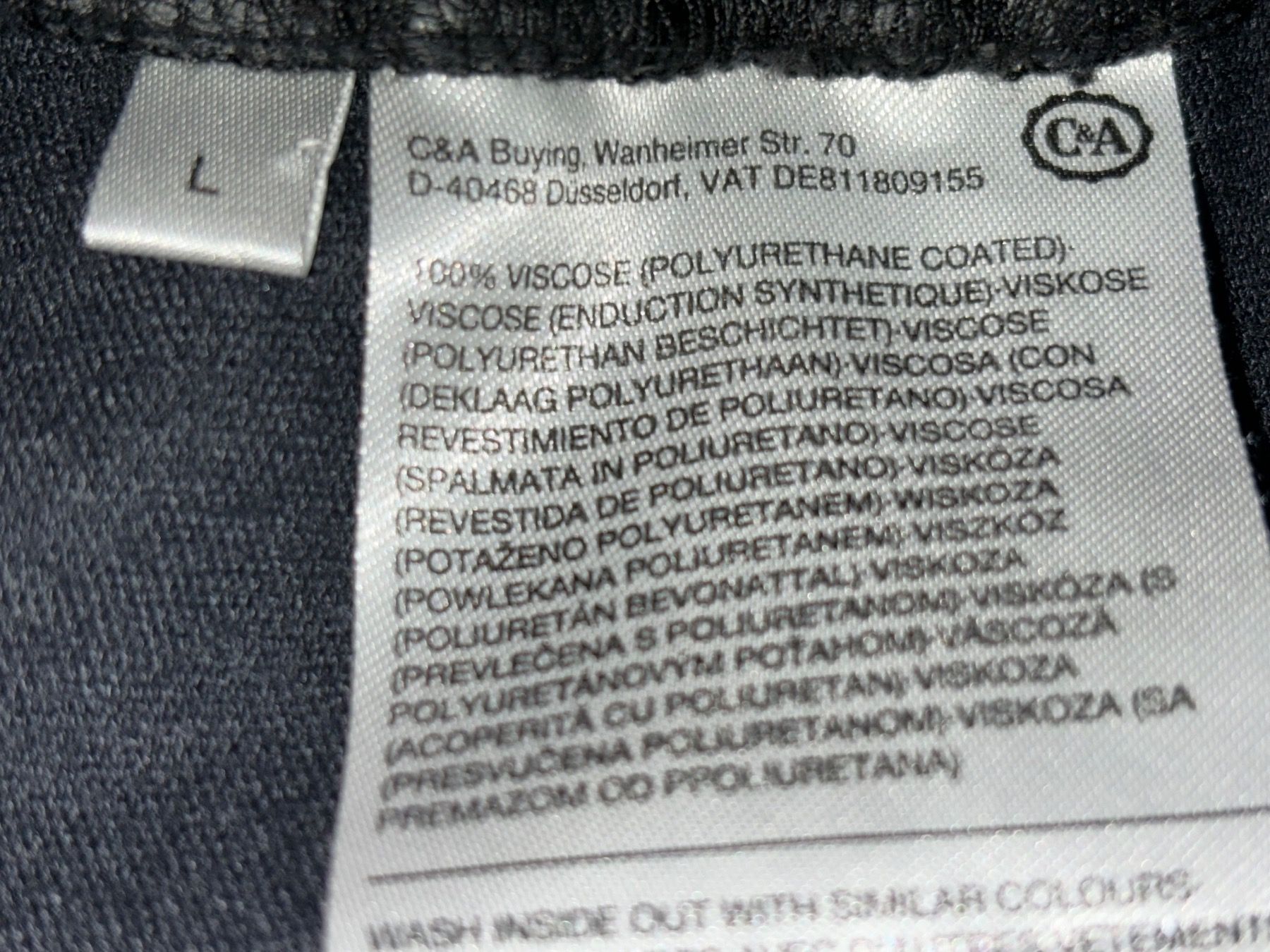 C&A Gonne: Cooler Minirock in Lederoptik Grösse L – Nuovo (secondo la descrizione) da Hendschiken venduto da Uraniali 6