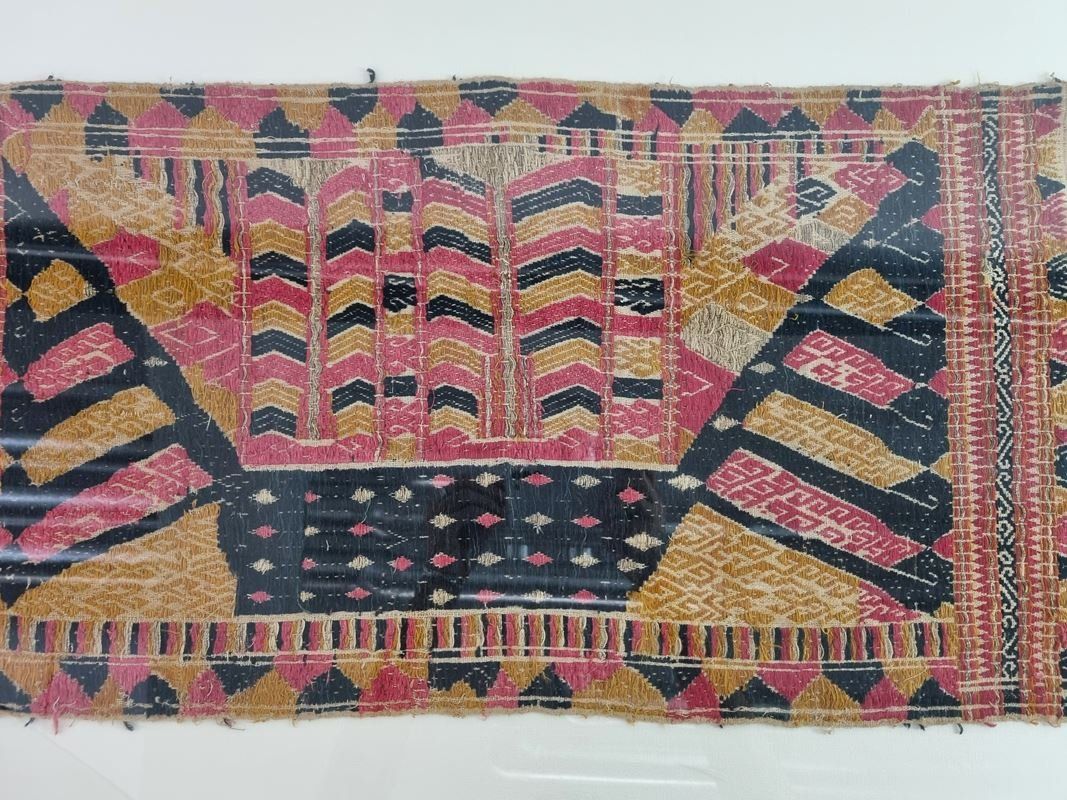 Foto & Immagini: Sumatra Stoffbild 18.Jh. / Schiffe | 85x121x1.5 cm – Usato da Wangen b. Olten venduto da Restwert_Wangen 1