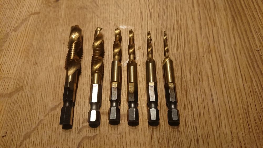 Gewindebohrer-Set Aus HSS – 6-teilig Mit Maßen M3 Bis M10, Passend Für 1/4 Zoll Antrieb