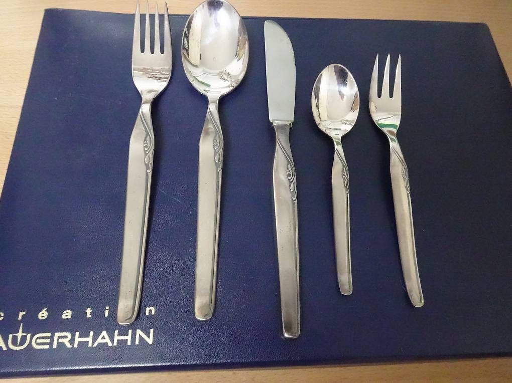 Set di posate: Auerhahn Besteck 30 teilig versilbertes Besteck – Usato da Eschen venduto da f-jag-f 2