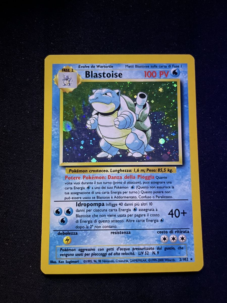 Pokémon Cartes à collectionner: Blastoise set base #2 IT - Pokemon Card – D'occasion à Paradiso par SugoShop