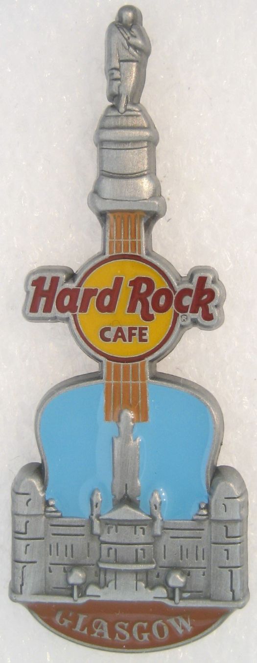 Hard Rock Cafe Placchette & Badge: Hard Rock Cafe Glasgow _____________ Hobby Data Base # 75222 – Usato da Emmenbrücke venduto da tms1122