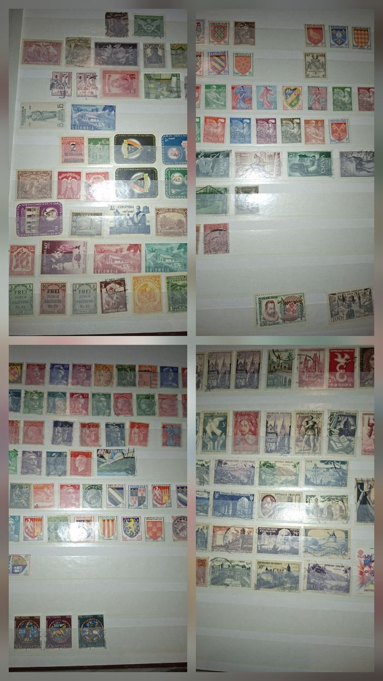 Tous les timbres: Sammlung Frankreich / Diverse Länder / Aufdrücke – D'occasion à Balgach par SIMEON27 9