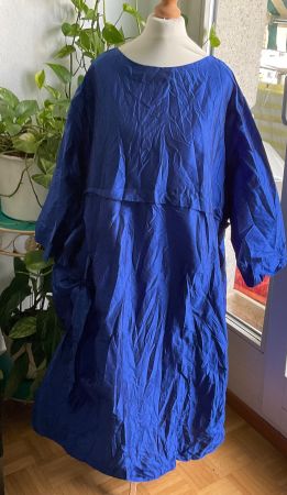 Sublime tunique GHUNGROO bleu roi effet froissé ONESIZE NEUF