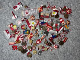 Konvolut 1.August Abzeichen Bundesfeier ab 20er Jahre