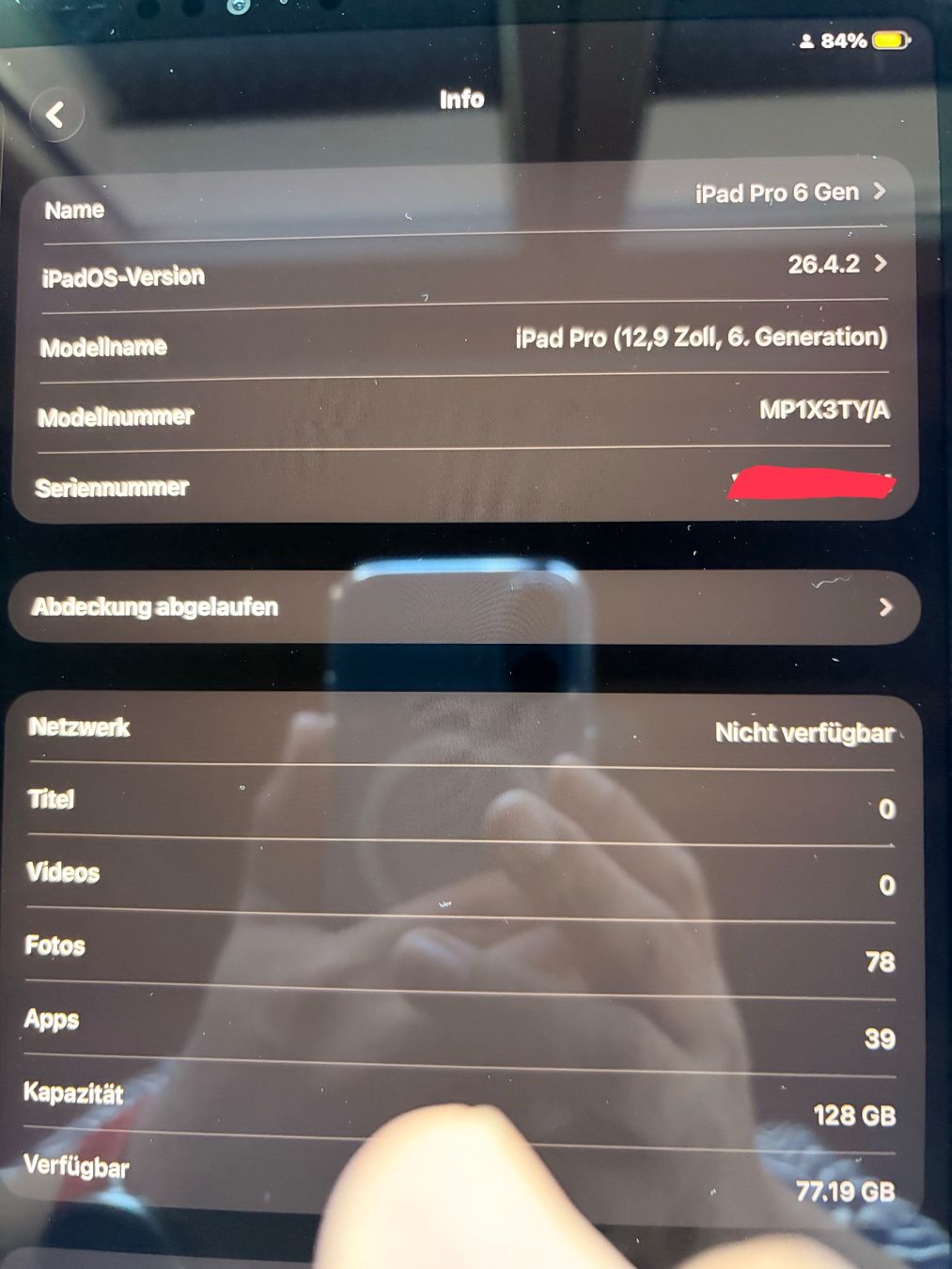 Apple Tablet PC: Ipad Pro 12.9 M2 6gen128 Gbyte, Cellular mit Zubehör – Usato da Binz venduto da hjtheus 1