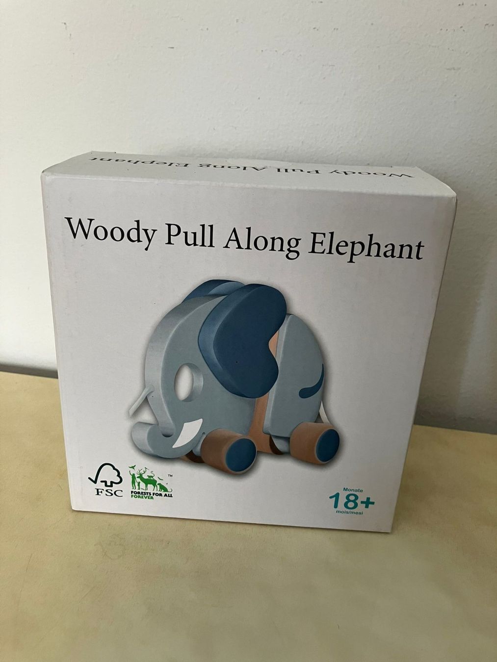 Spielzeuge: Woody pull along elephant (nuovo) – Neu und originalverpackt aus Melano von H-Sara