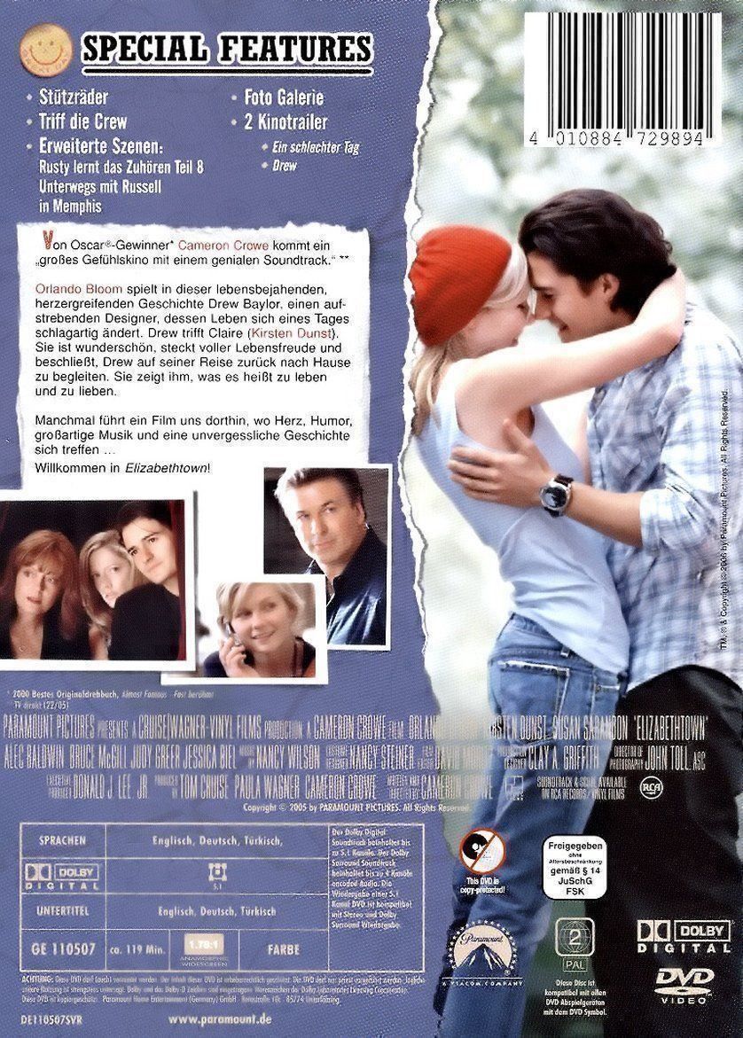 Alle DVDs: Elizabethtown (Orlando Bloom) – Gebraucht aus Basel von Best-Harvest 1