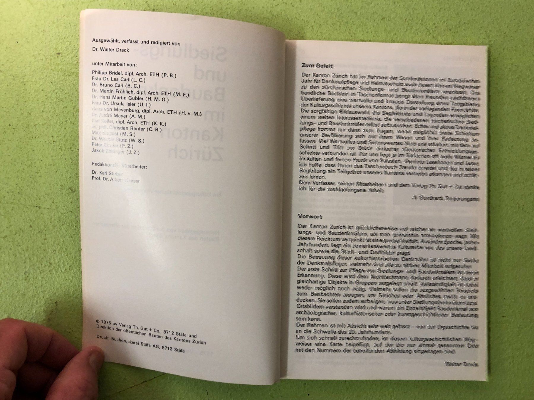 Bücher: Siedlungs- u. Baudenkmäler Kt. ZH – Gebraucht aus Zürich von allp 2
