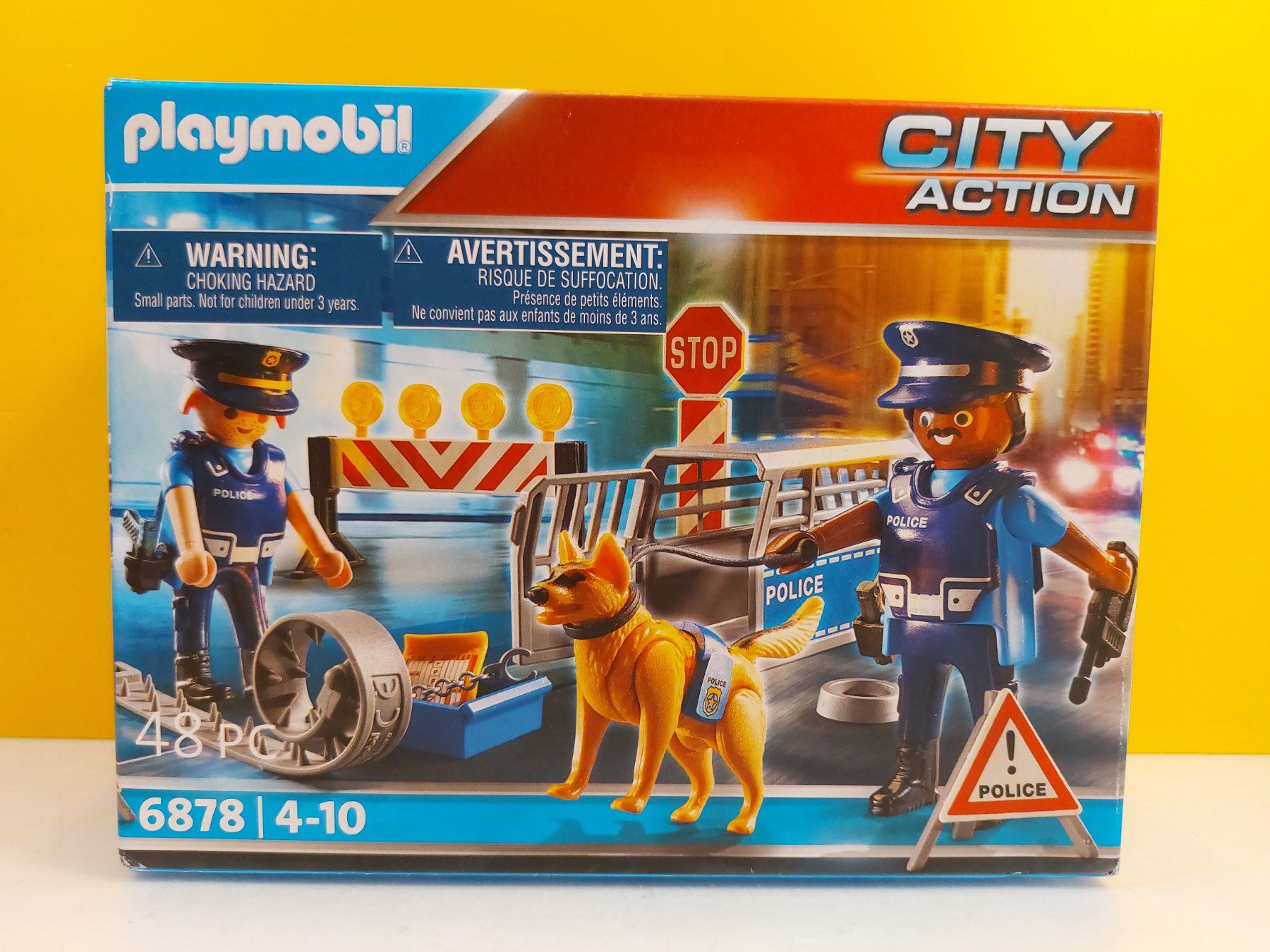 Playmobil Giocattoli: PLAYMOBIL 6878 Polizei-Strassensperre NEU – Nuovo e nell'imballaggio originale da St.Gallen venduto da TinasBauundSpiel