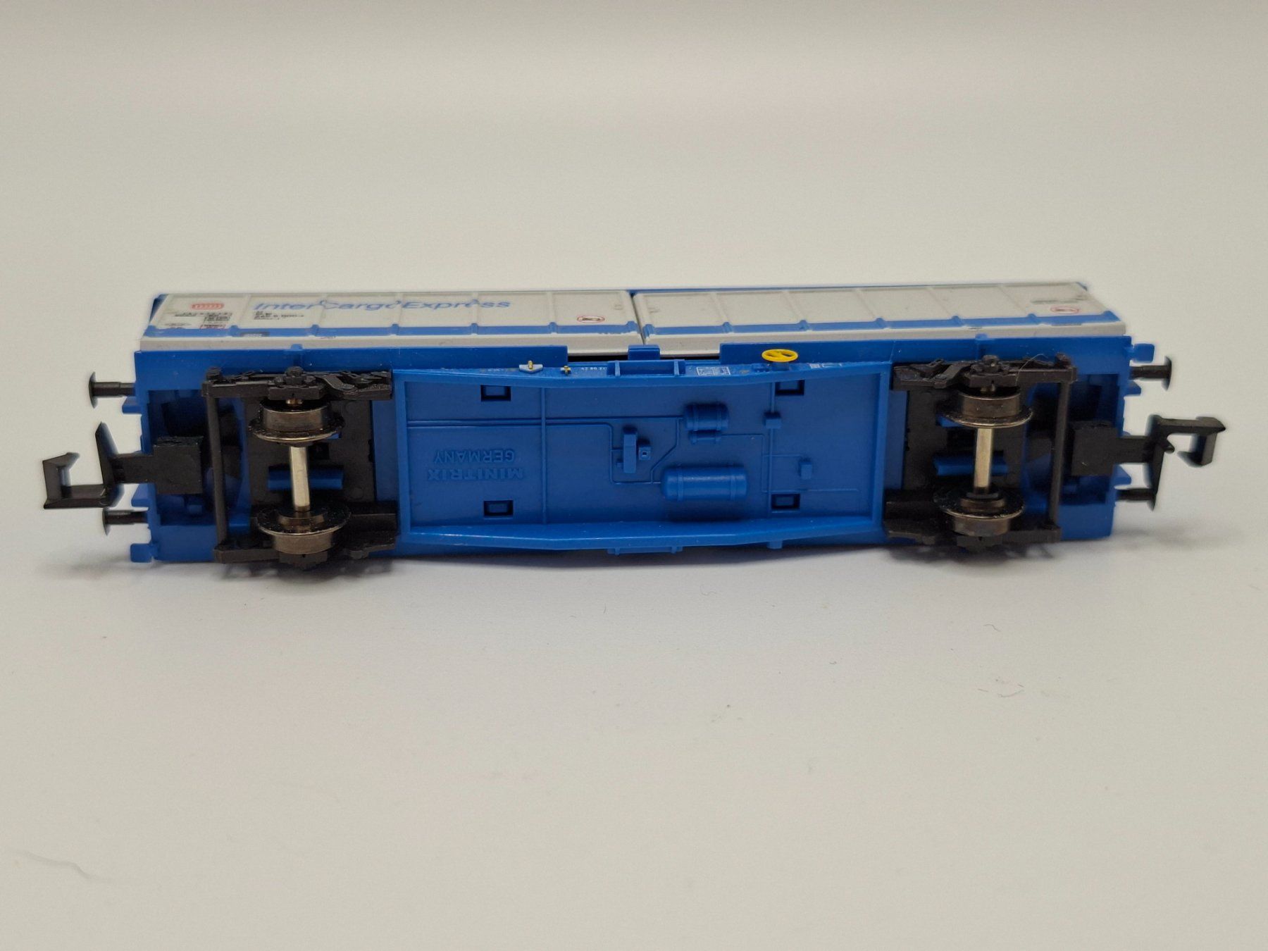 Trix Modelleisenbahnen: Minitrix 13230 DB Schiebewandwagen InterCargoExpress (DHW) – Gebraucht aus Birr von waruco 4