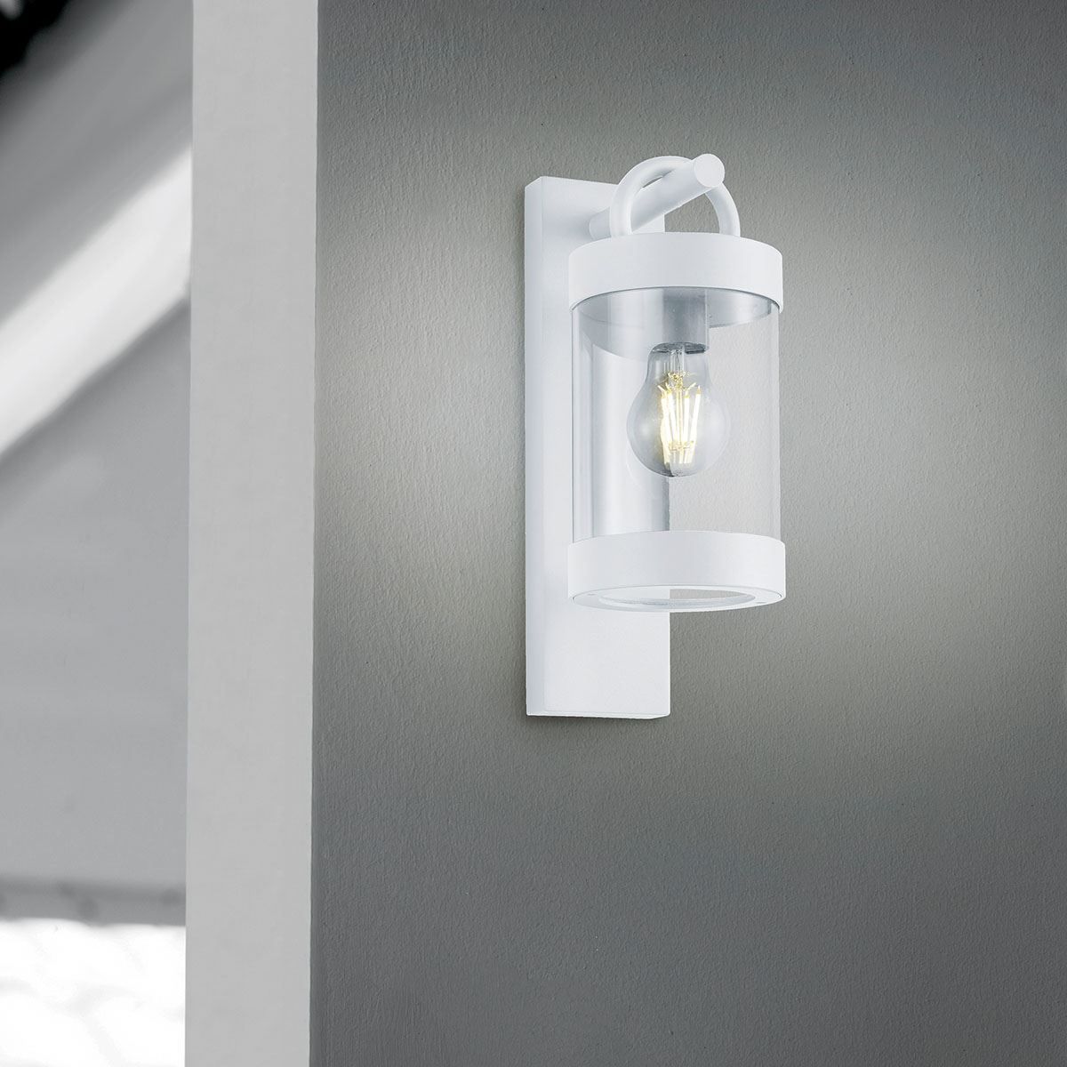 Lampade: Aussen Wandleuchte, Weiss, Laterne – Nuovo (secondo la descrizione) da Kreuzlingen venduto da Smart-Light 1