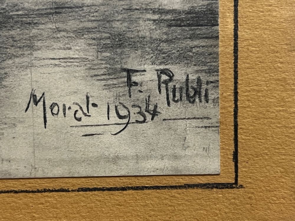 Fritz RUBLI (18651949) Original Radierung 58x37cm Kaufen auf Ricardo