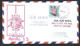 Australien Sonderbrief Apollo 15 Trackingstation 26.7.1971