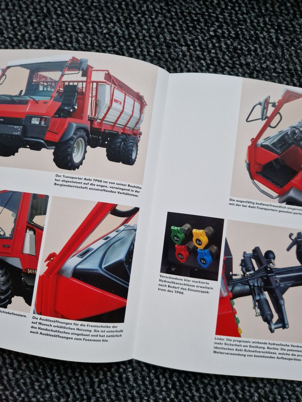 Aebi Trattori: Original Prospekt Aebi Transporter TP68 – Usato da Dürnten venduto da Bachtel84 1