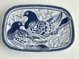 Plat rectangulaire, porcelaine de Langenthal