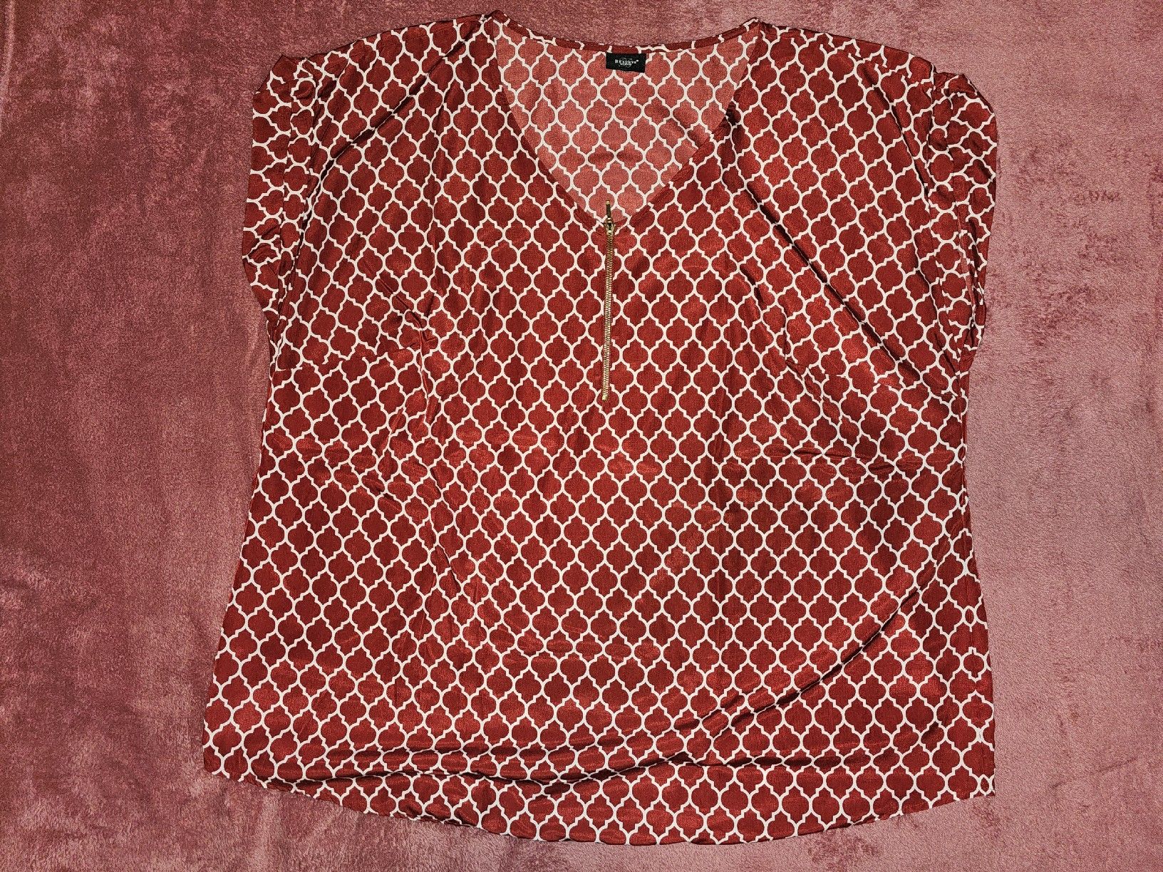 Top: Shirt, rot-weiss, XL, NEU – Nuovo (secondo la descrizione) da Heiden venduto da Taronia 1