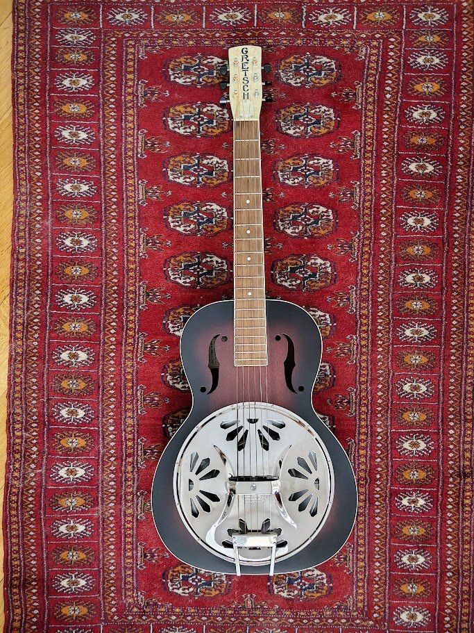 Gretsch Musikinstrumente: Gretsch G9220 Resonator / Dobro Gitarre – Neu (gemäss Beschreibung) aus Basel von aophkes 2