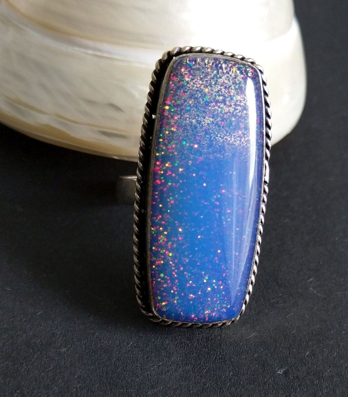 Ringe: GROSSER  RING IN 925 SILBER – Gebraucht aus Romanshorn von BoutiqueA 2