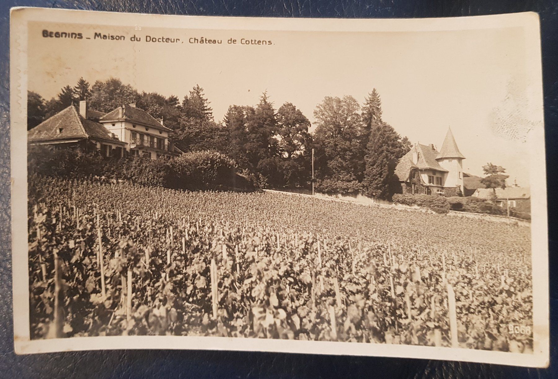 Ansichtskarten: Begnins - Maison du Docteur 1939 – Gebraucht aus Melchnau von Fishel