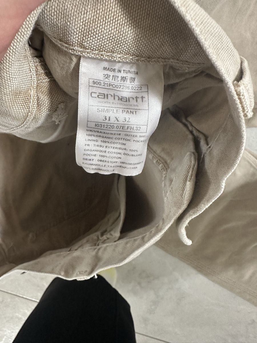 Carhartt Hosen: Carhartt Simple Pant, Beige – Gebraucht aus Sins von scoops44 1