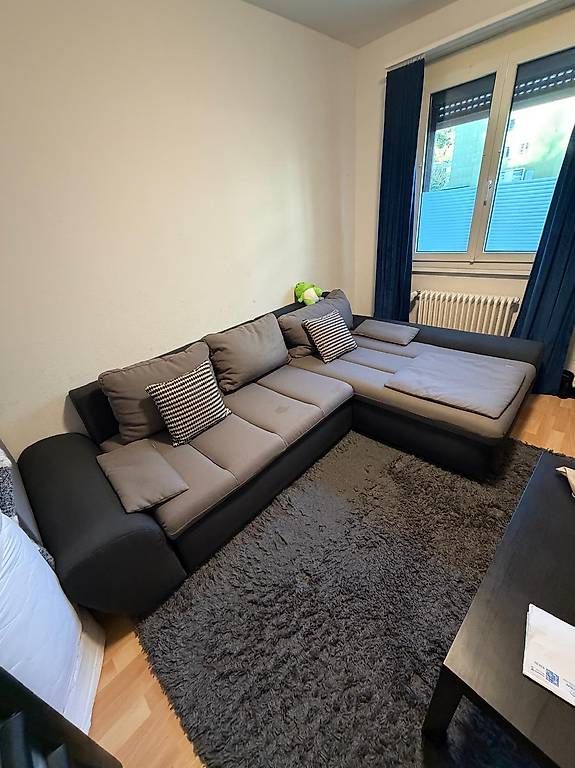 Divani: Ecksofa in Grau/Schwarz  – Usato da Bachenbülach venduto da mar_h2wj