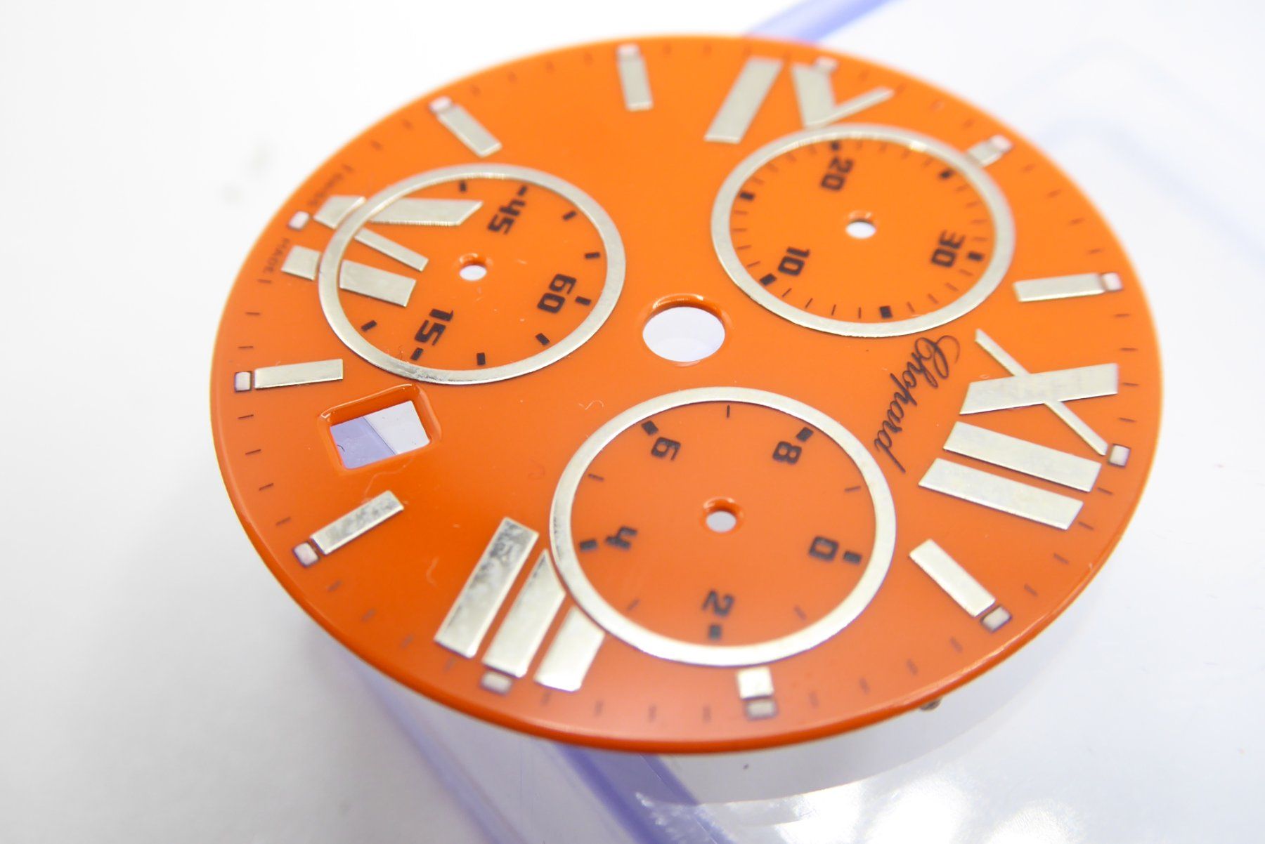 Chopard Orologi: Chopard Happy Sport Chronographe orange dial – Nuovo (secondo la descrizione) da Geneve venduto da adr_xk6n 4