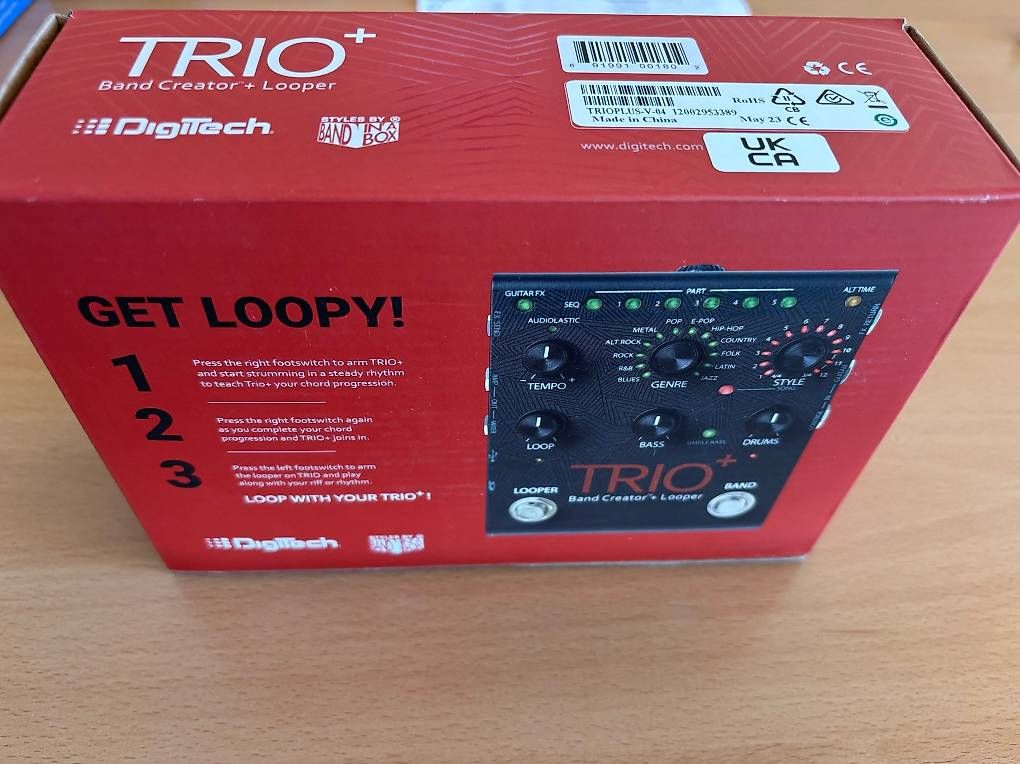 Strumenti musicali: Trio+, Band Creator mit Looper - Digitech Effektpedal – Nuovo e nell'imballaggio originale da Planken venduto da Ferri76 1