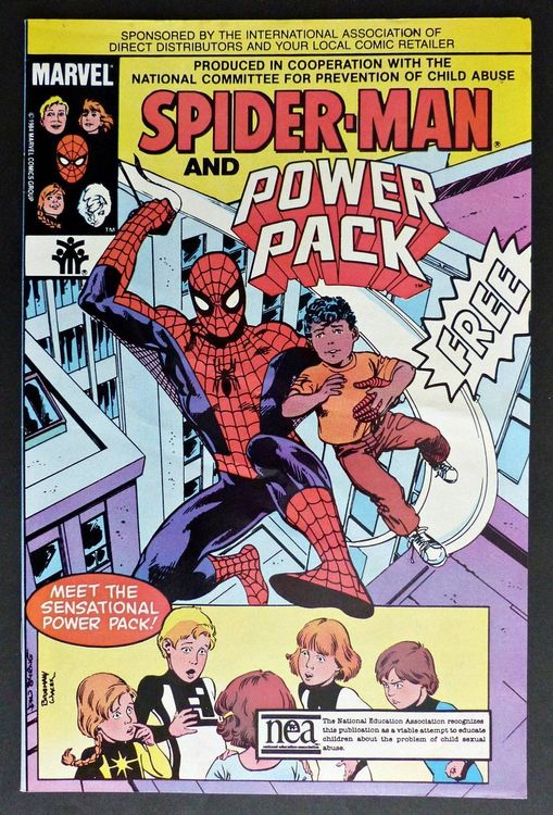 SPIDERMAN POWER PACK ONESHOT MARVEL 1984 PROMOTIONAL COMIC Kaufen